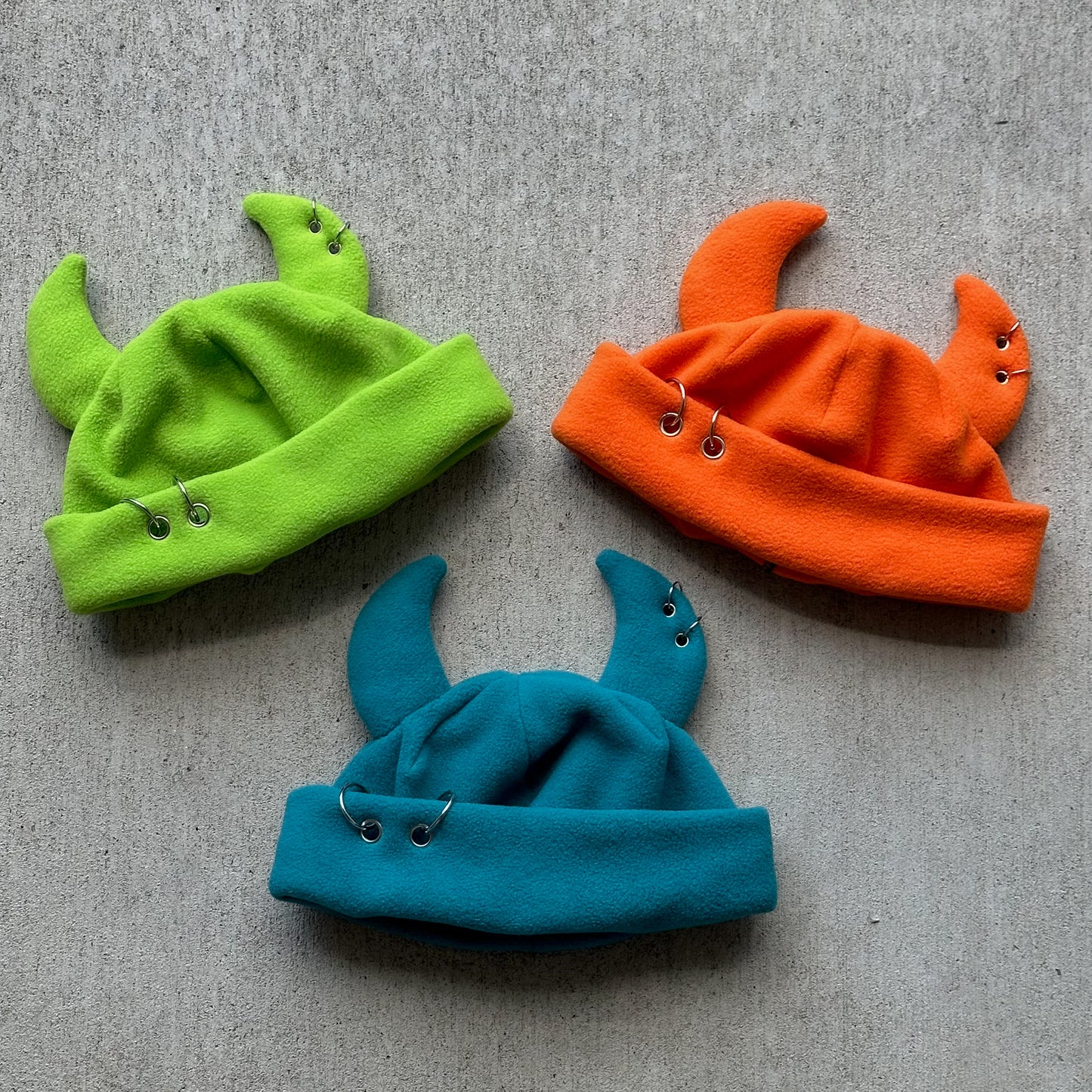 Pierced Devil Beanie - Burnt Orange