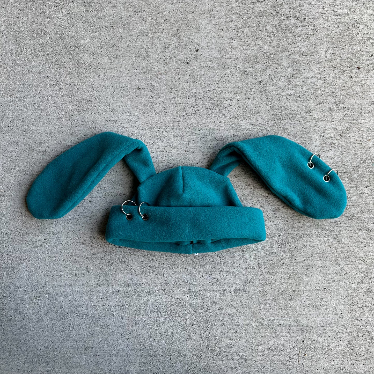 Pierced Bunny Beanie - Teal