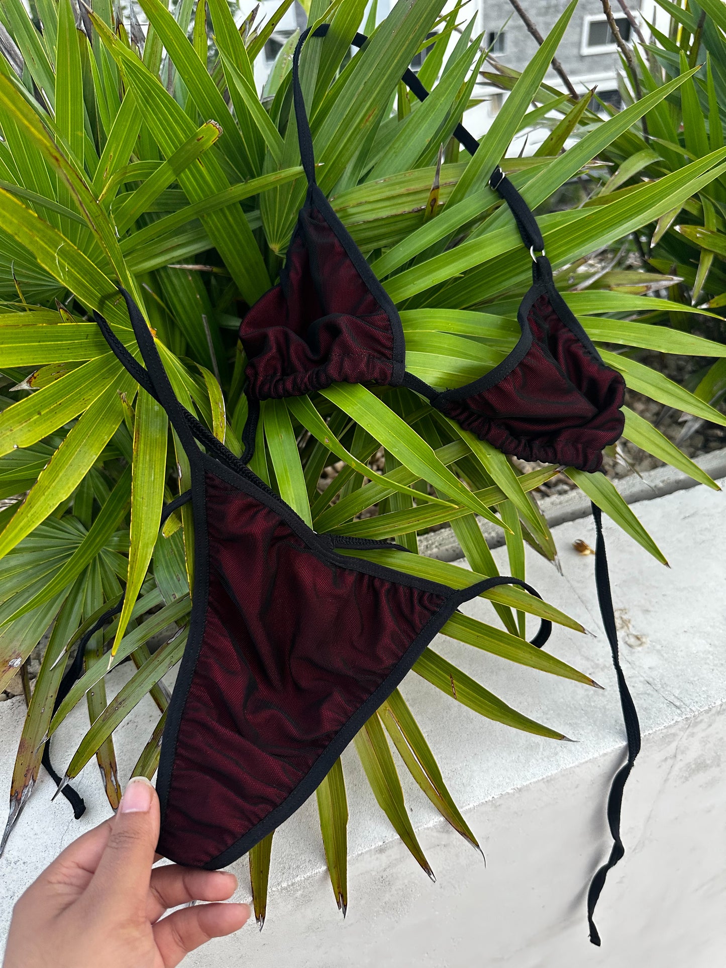 Mesh Thong Set (Color Options)