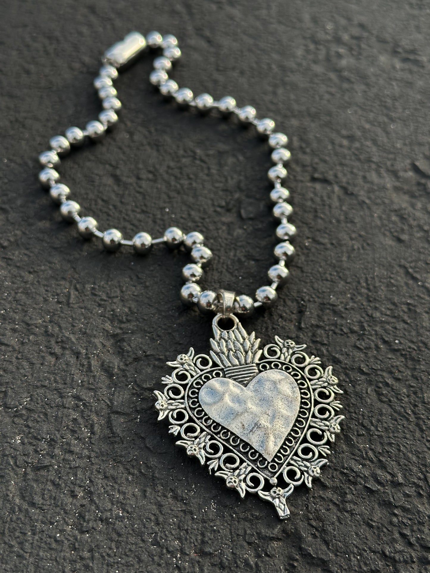 Sacred Heart Ball Chain