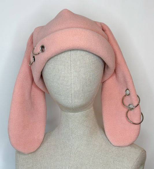 Bunny Beanie in Dusty Pink READY TO SHIP