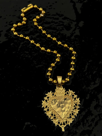 Sacred Heart Ball Chain