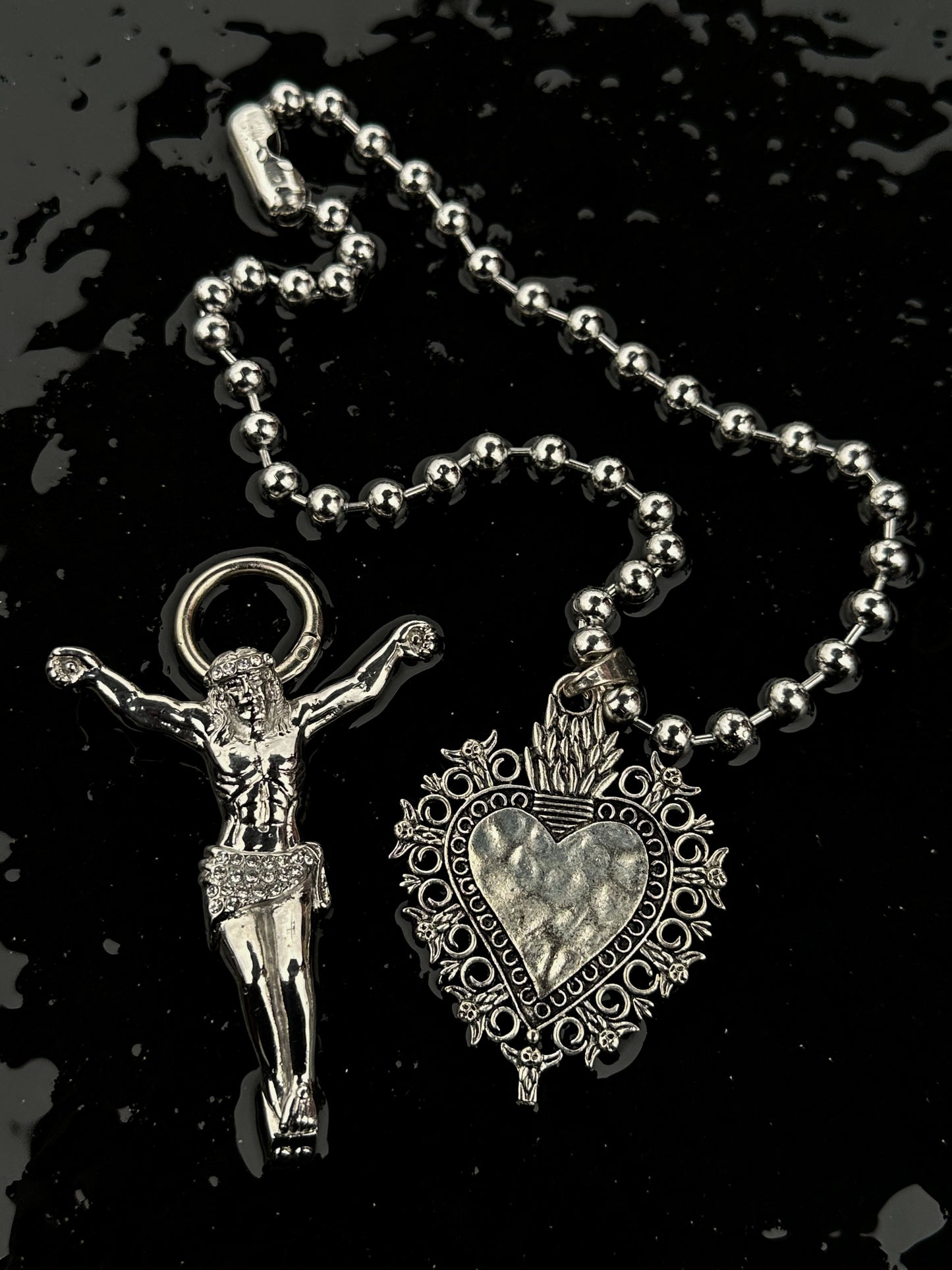 Sacred Heart Ball Chain