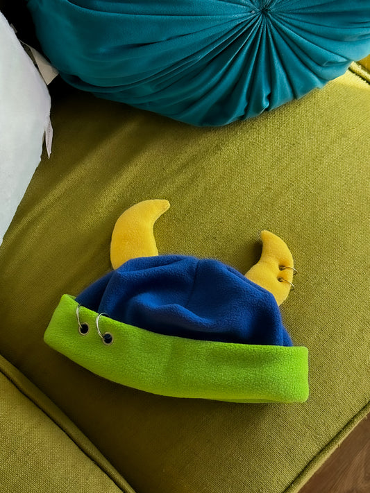 Pierced Devil Beanie - Multi color monster